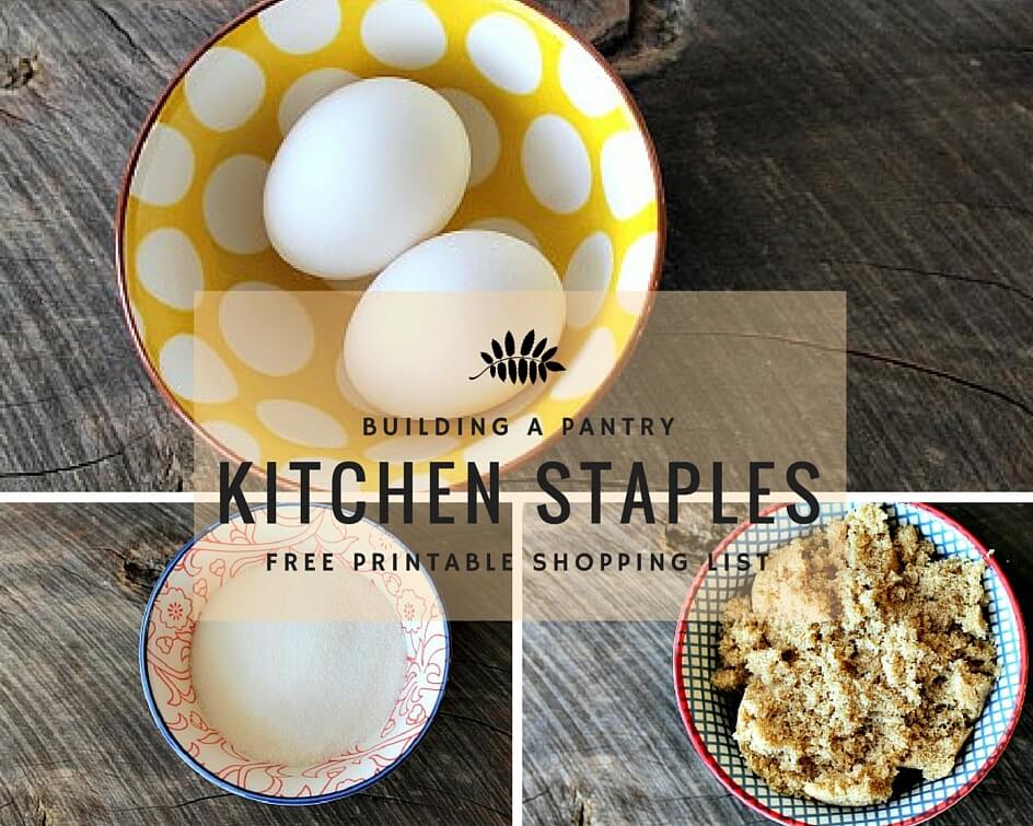 Do you get tired of going to the grocery store every day? Stocking your pantry with these kitchen staples is a breeze. Easy free grocery shopping list!