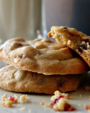 Need a cookie fix? Our best cookie recipe features dried cranberries & crunch almonds. Greek yogurt baking chips make the cookies chewy and amazing.