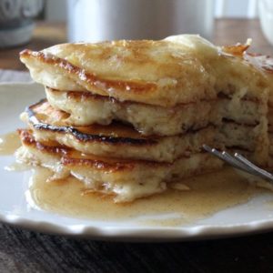 Best Pancake Recipe with Honey Cinnamon Syrup