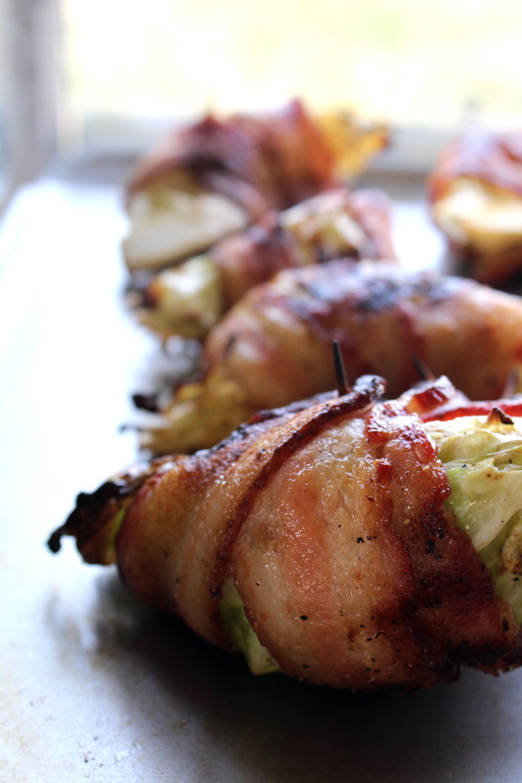 Bacon Wrapped Grilled Cabbage - Out of this World Good
