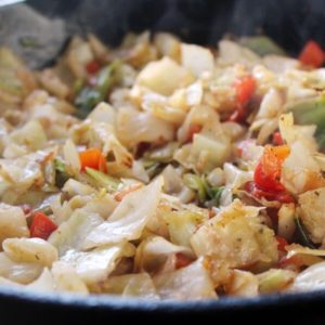 Skillet Fried Cabbage is delicious, healthy and CHEAP. Feed your brood this yummy and nutritious side dish for pennies per serving.