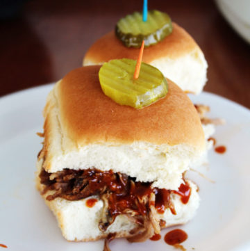 These BBQ Pork Sliders are served with a sweet heat homemade Tiger Sauce and of course, a signature dill pickle. Your Auburn Tailgate will be the ultimate party zone on Saturday.