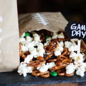 Make our fun and fast (and tasty) Gameday Snack Mix for your football playoff party.