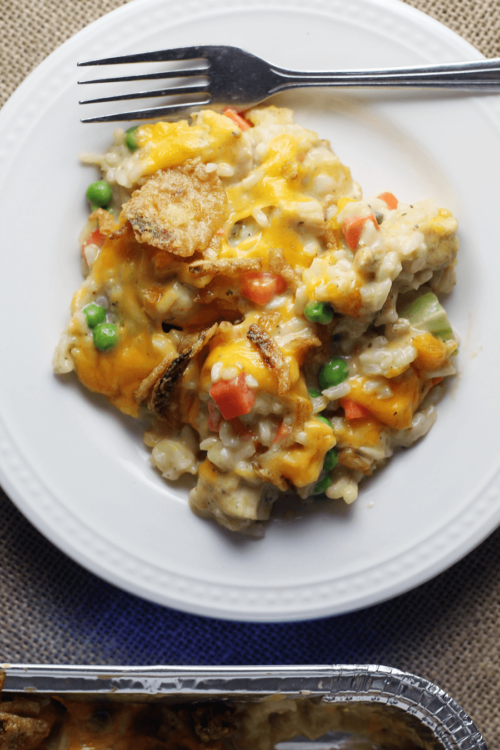 Easy Vegetable Chicken Rice Casserole | Buy This Cook That