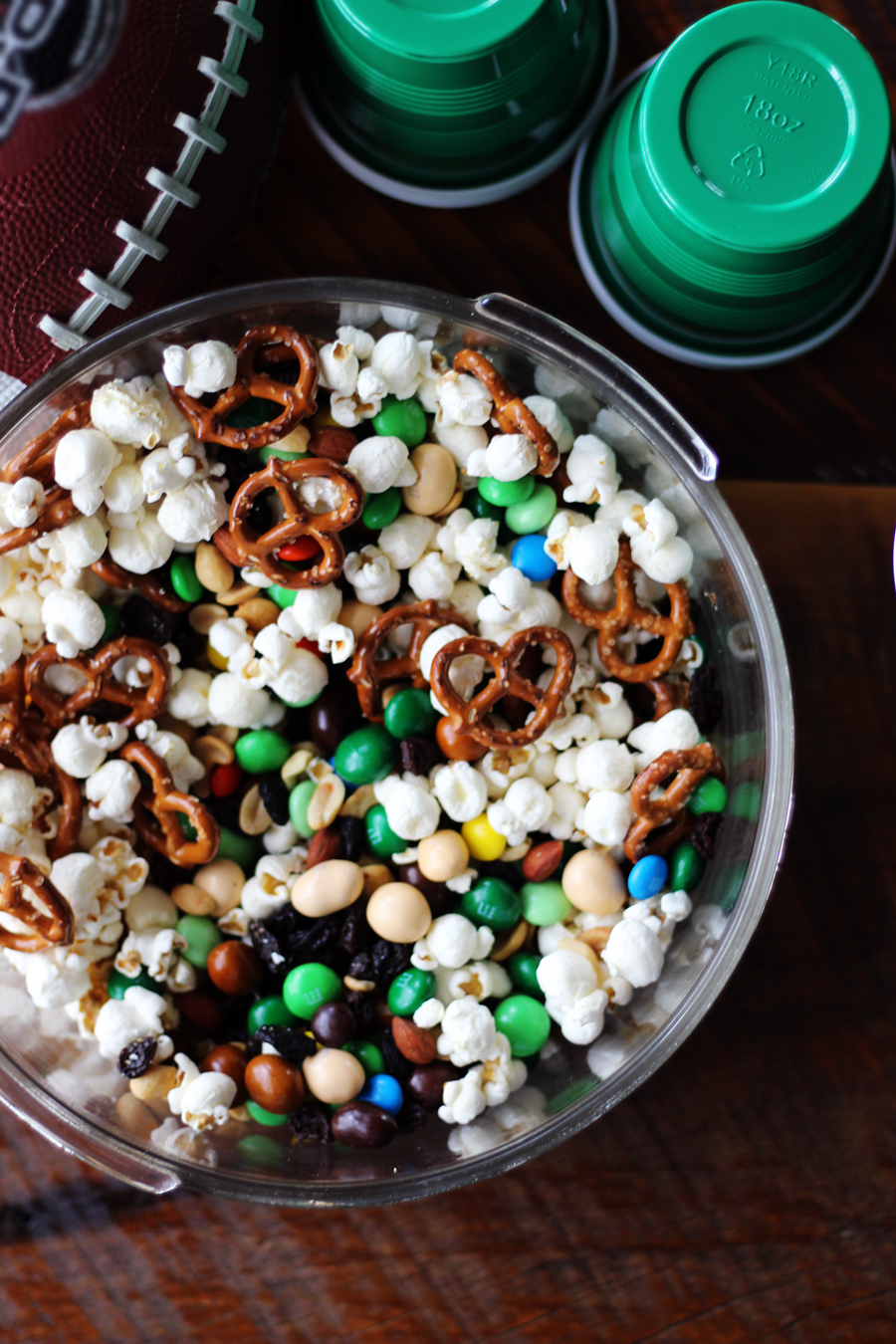 Get your gameday face on, it is football time. Gridiron Gameday Party Mix Recipe
