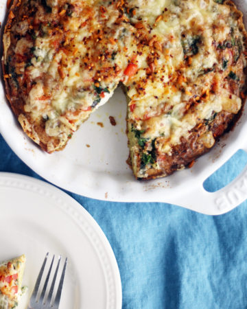 A wholesome and nutritious breakfast that is easy and filling. Farmers Baked Omelette