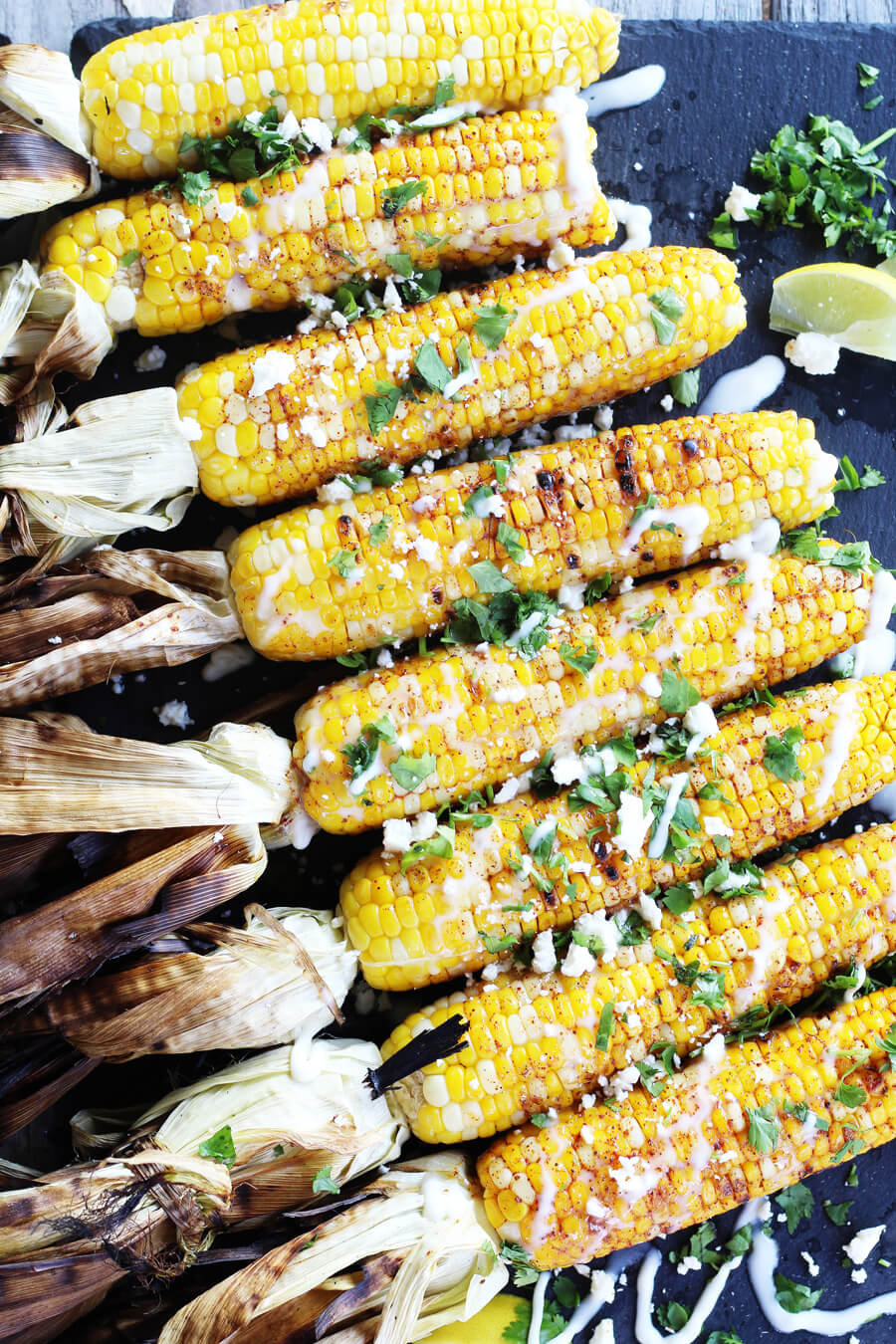 Grilled Mexican Street Corn on the Cob