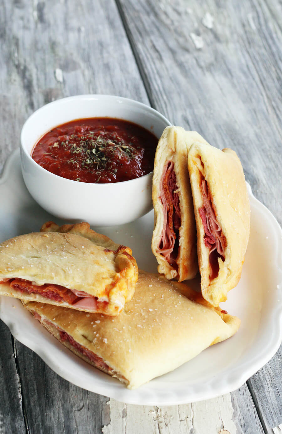 Made with a soft, scratch made dough, these Pizza Calzones are little pockets of pizza heaven.