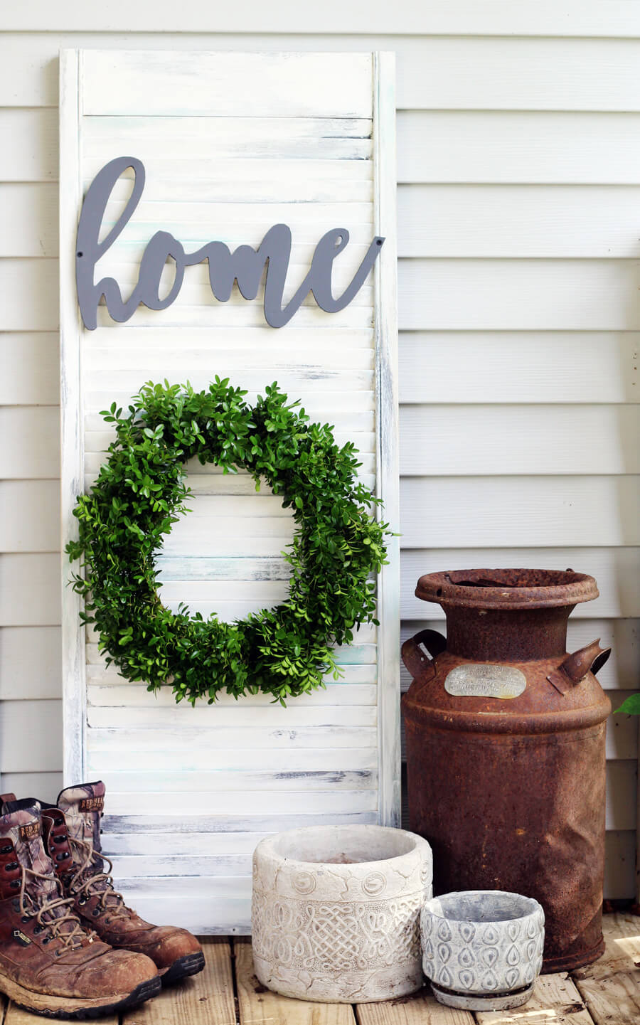 Rustic Wall Decor Shutter DIY | Buy This Cook That