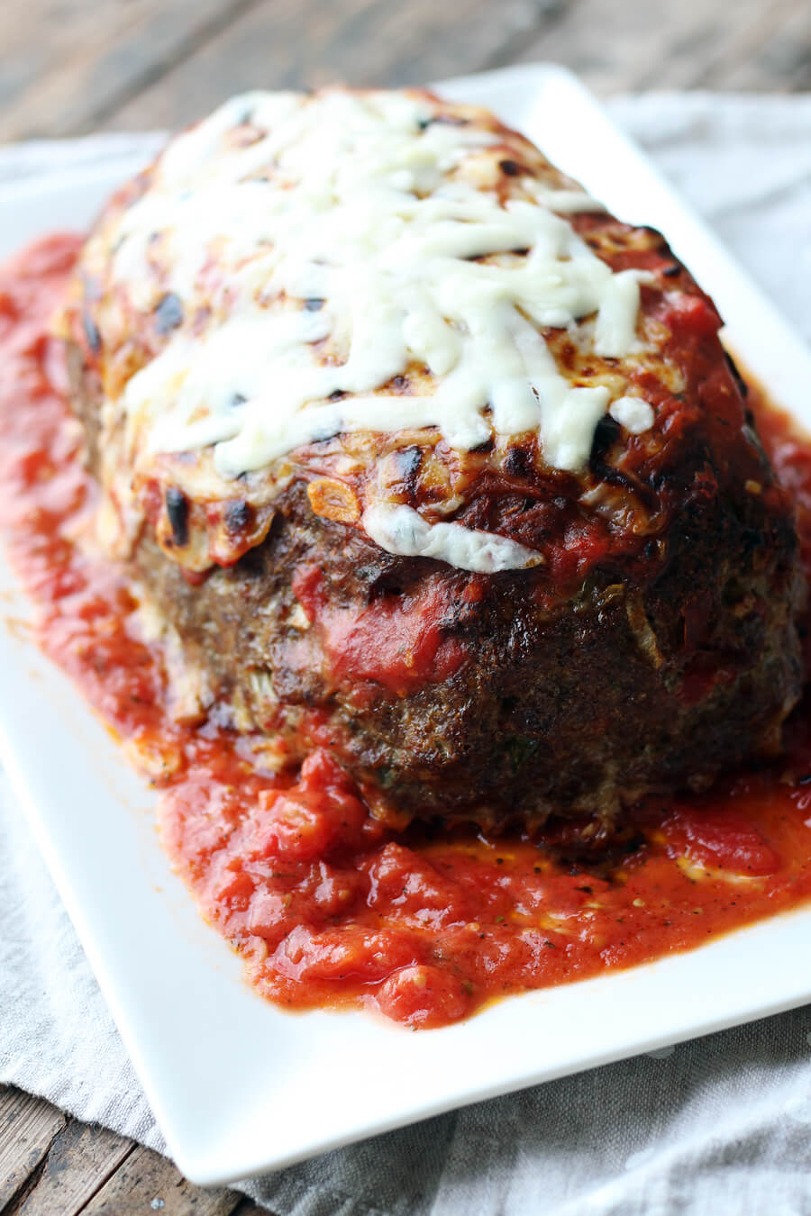 Italian Style Meatloaf with Garlic Tomato Sauce | Buy This Cook That