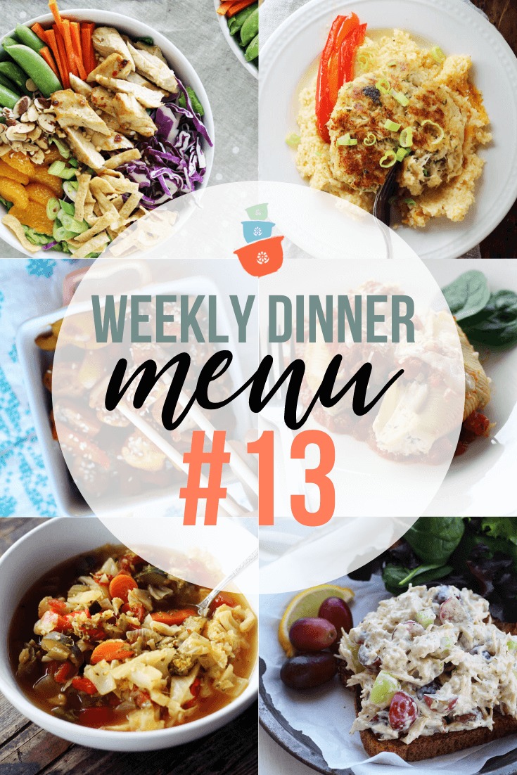 Weekly Dinner Meal Plan #13
