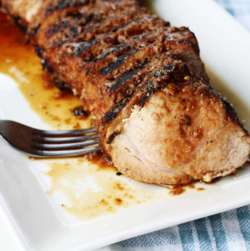 sliced marinated pork