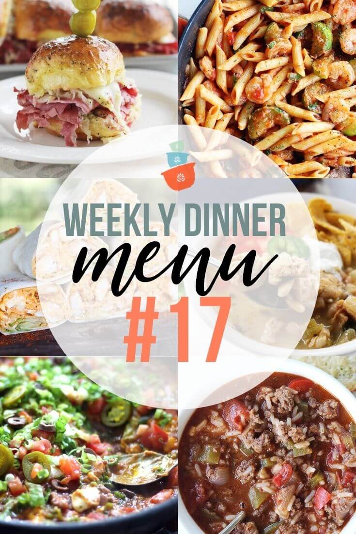Weekly Dinner Menu Plan #17
